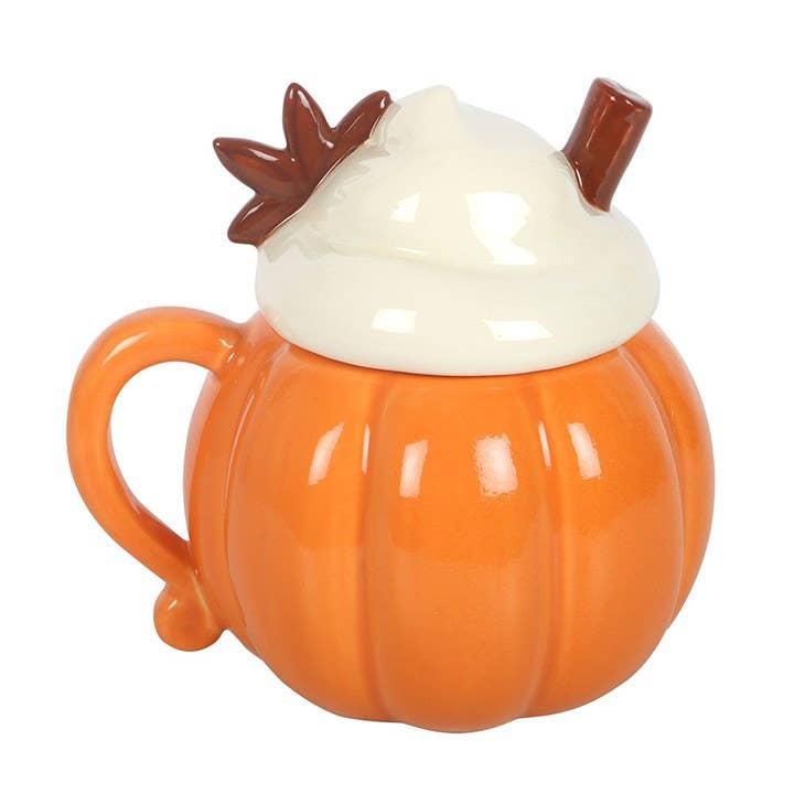 Pumpkin Latte Lidded Autumn Mug