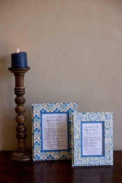 Lotus Indigo Picture Frame