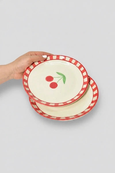Cherry Dessert Plate