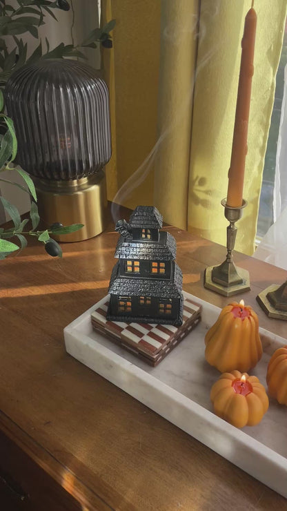 Haunted House Incense Burner