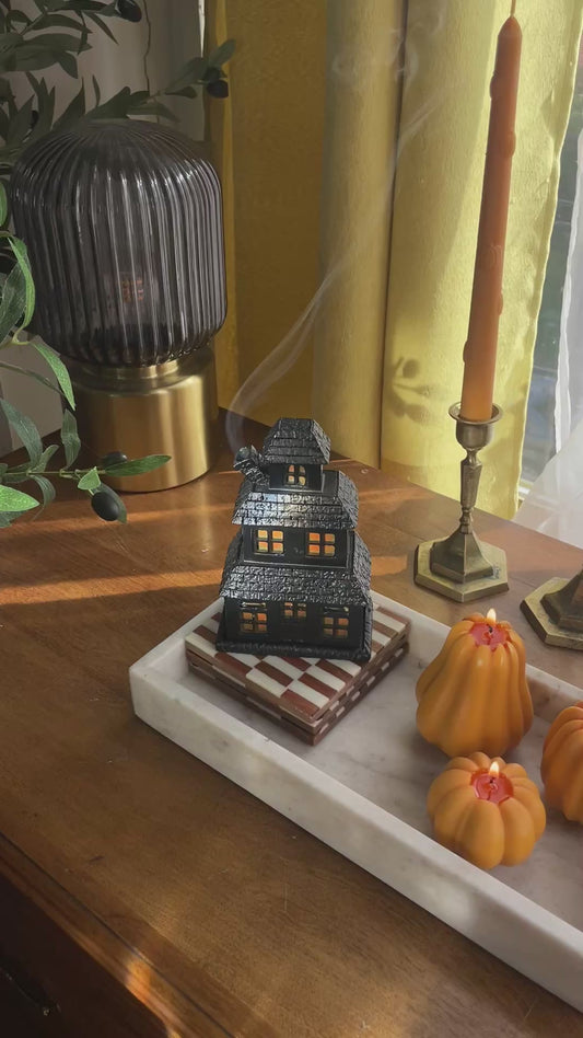 Haunted House Incense Burner