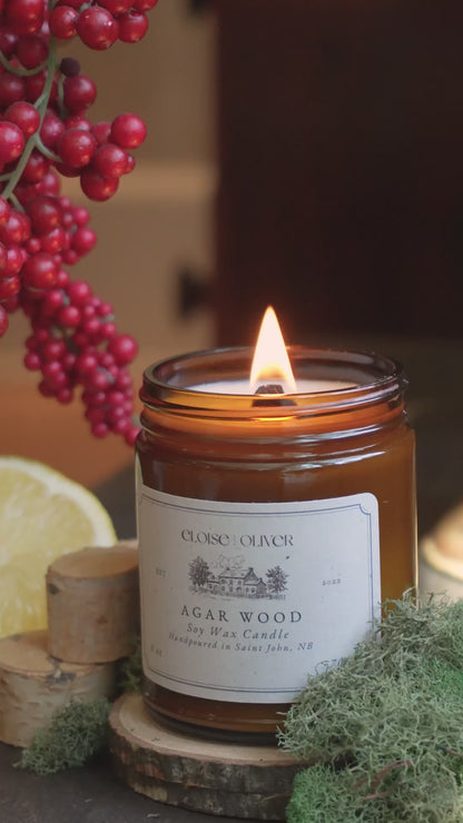 8oz Agar Wood Candle