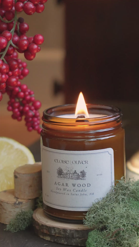 8oz Agar Wood Candle
